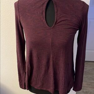 American Eagle Elegant Burgundy Long Sleeve Top-great for all occasions